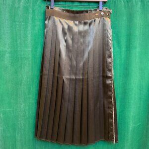 IRIS & INK IRIS & INK PLEATED SKIRT WITH ADJUSTABLE SNAP WAIST NWT